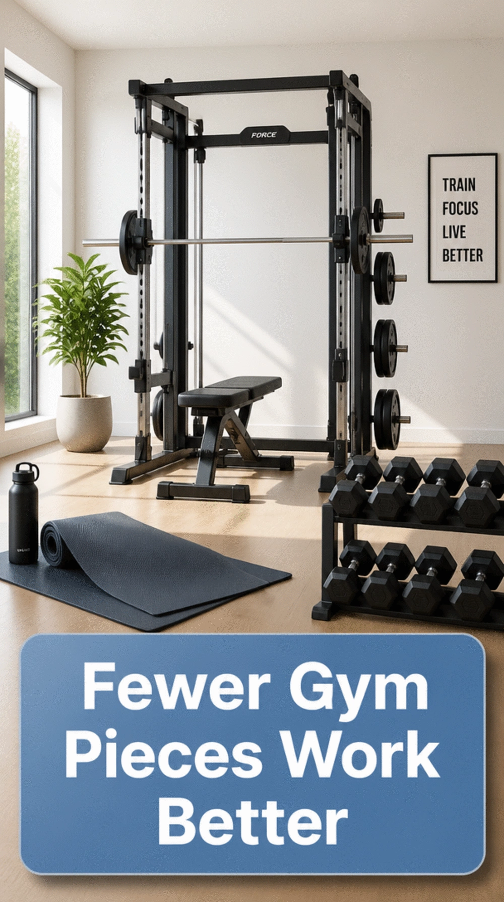 Why Fewer Pieces of Equipment Make a Home Gym Actually Work Better