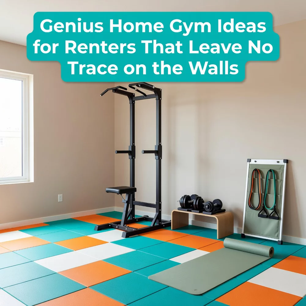 Genius Home Gym Ideas for Renters That Leave No Trace on the Walls