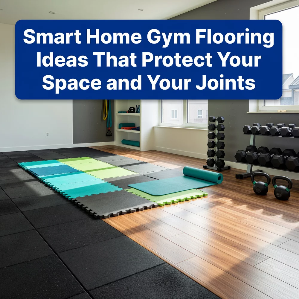 Smart Home Gym Flooring Ideas That Protect Your Space and Your Joints