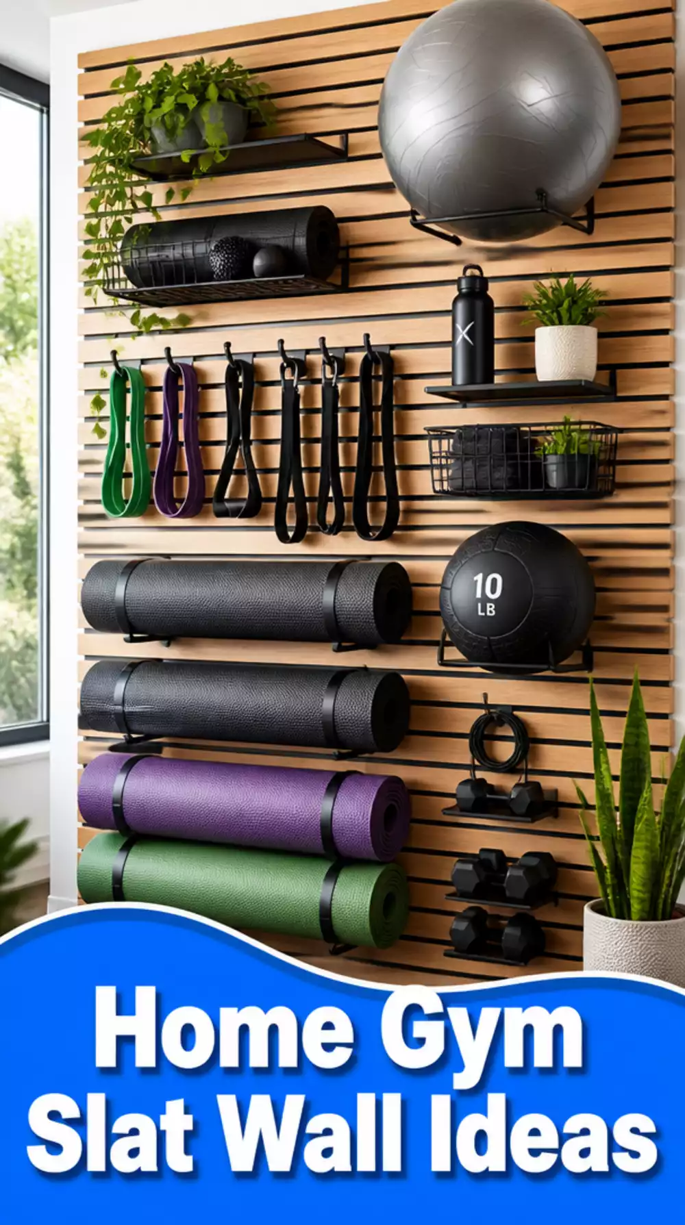 Why a Single Slat Wall Panel Upgrades Any Bare Home Gym Wall