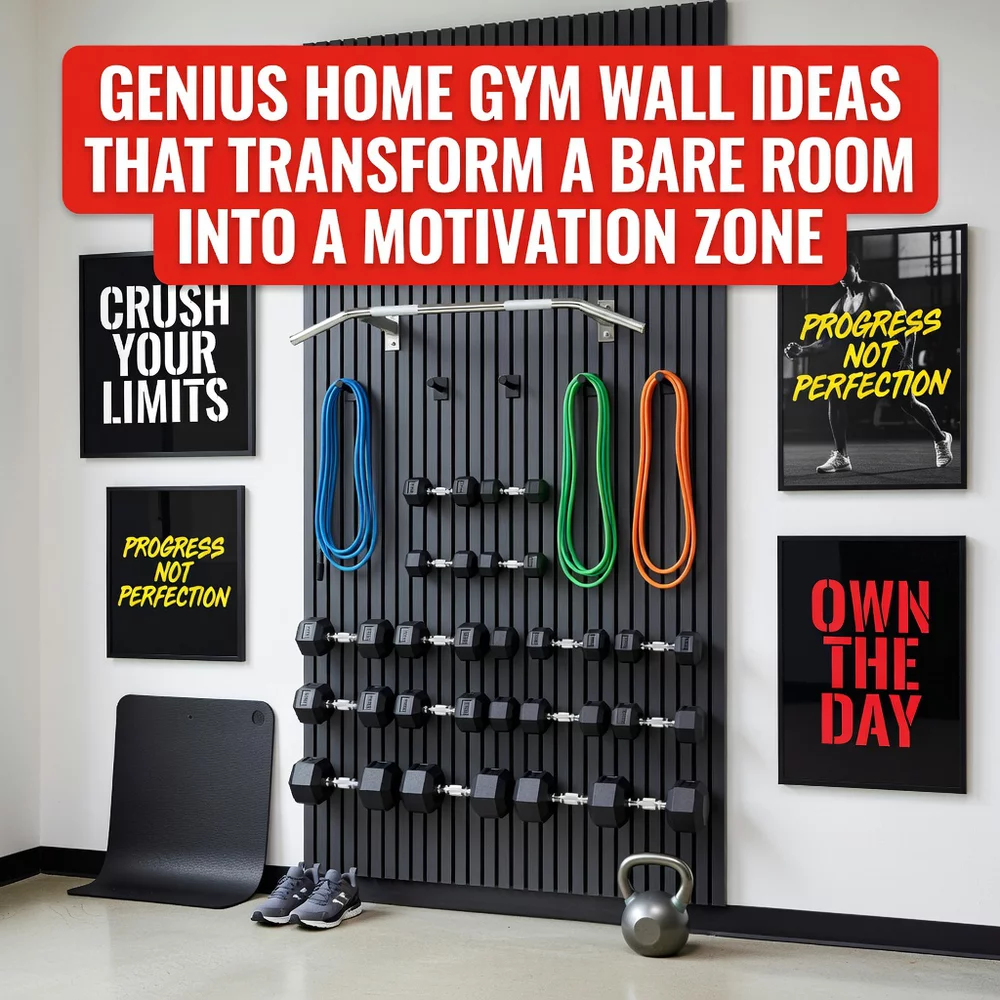 Genius Home Gym Wall Ideas That Transform a Bare Room Into a Motivation Zone