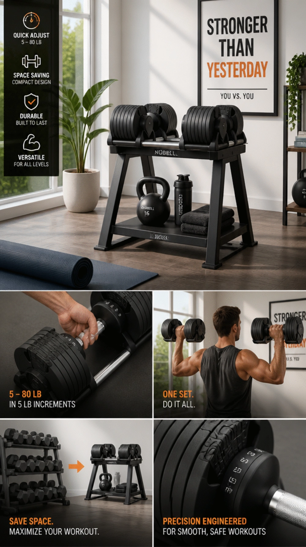 Home Gym Starter Dumbbell Set That Covers Every Beginner Strength Movement