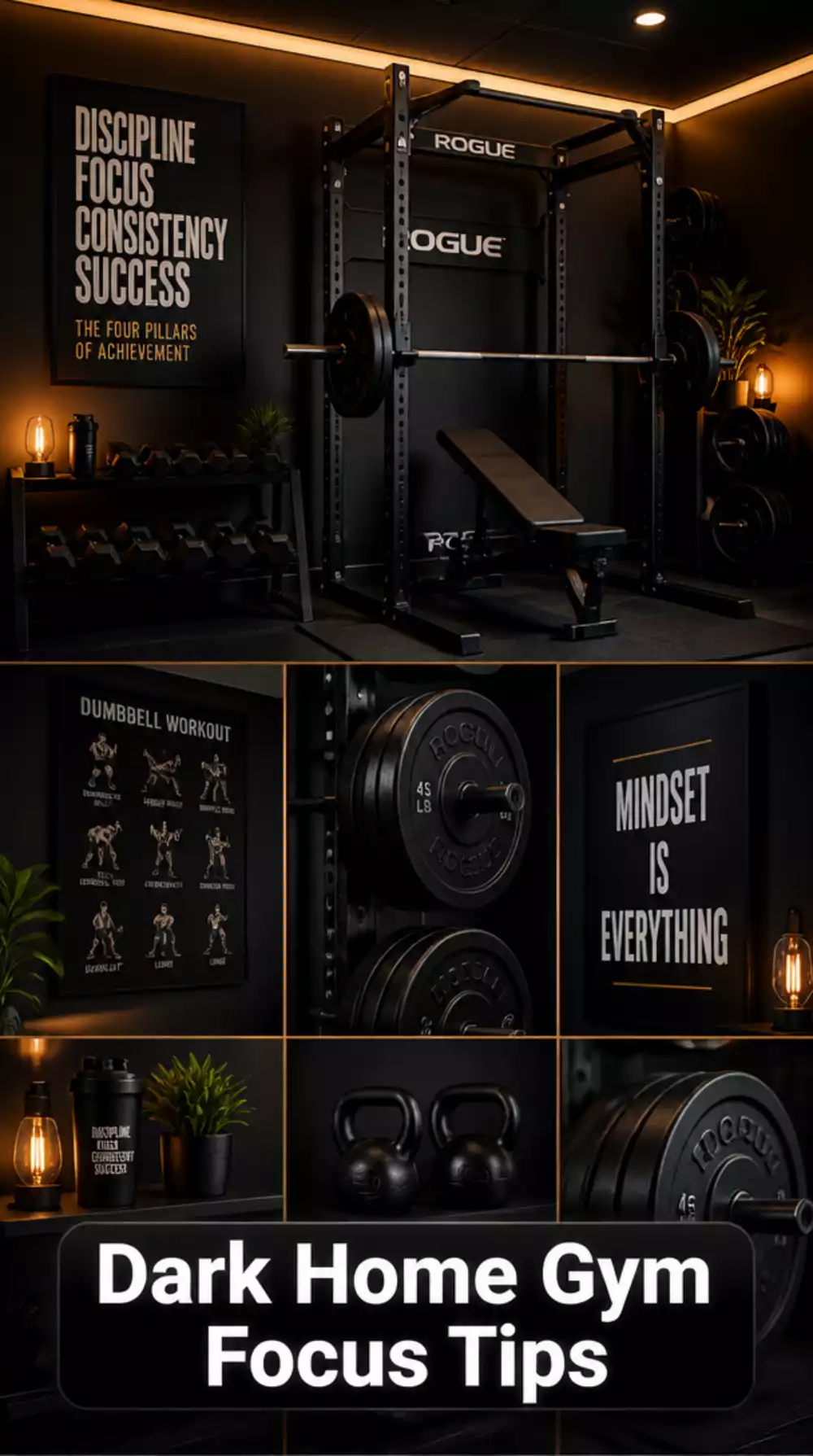 Why a Dark Moody Home Gym Palette Actually Sharpens Focus During Workouts