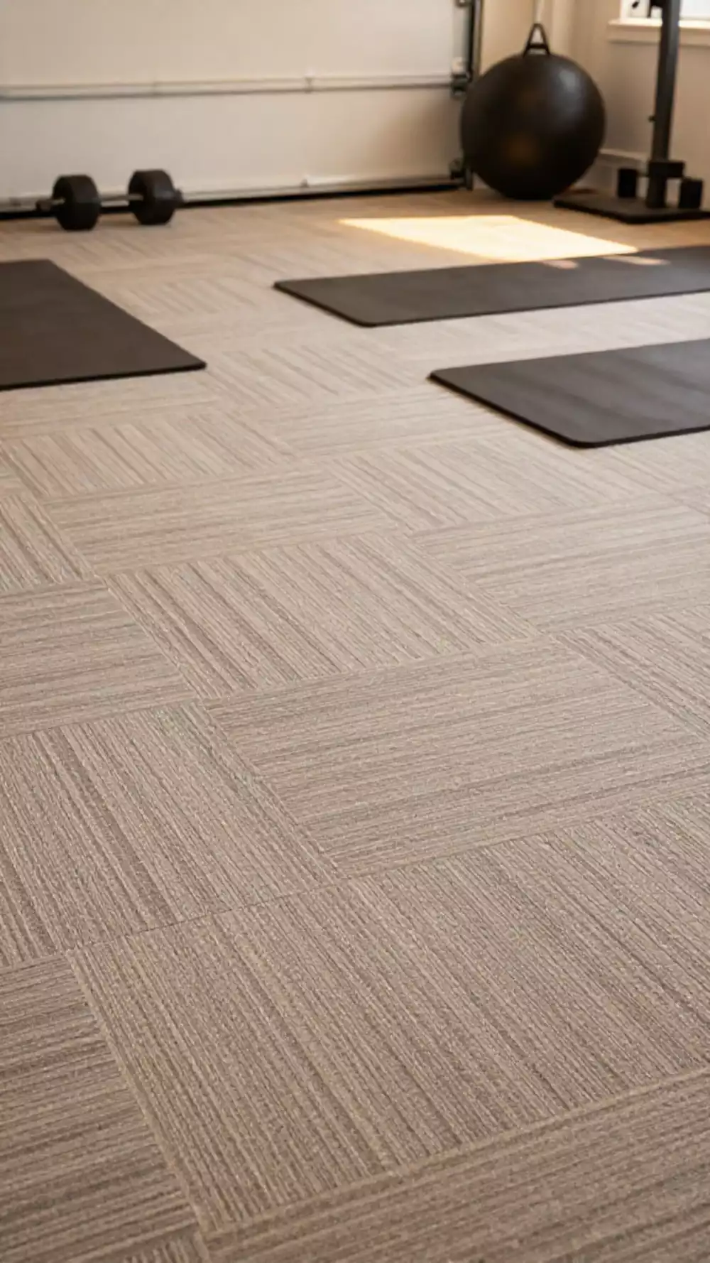 Carpet Tiles for Garage Gyms: Cozy 5 Benefits for Your Workout Space