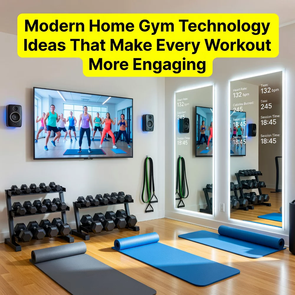 Modern Home Gym Technology Ideas That Make Every Workout More Engaging