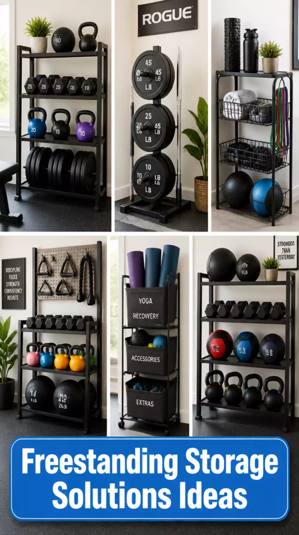 Why Freestanding Storage Makes a Renter Home Gym More Flexible