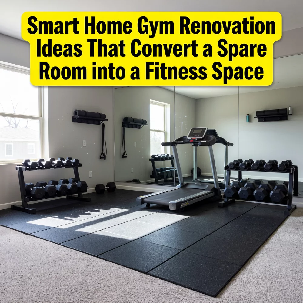 Smart Home Gym Renovation Ideas That Convert a Spare Room into a Fitness Space