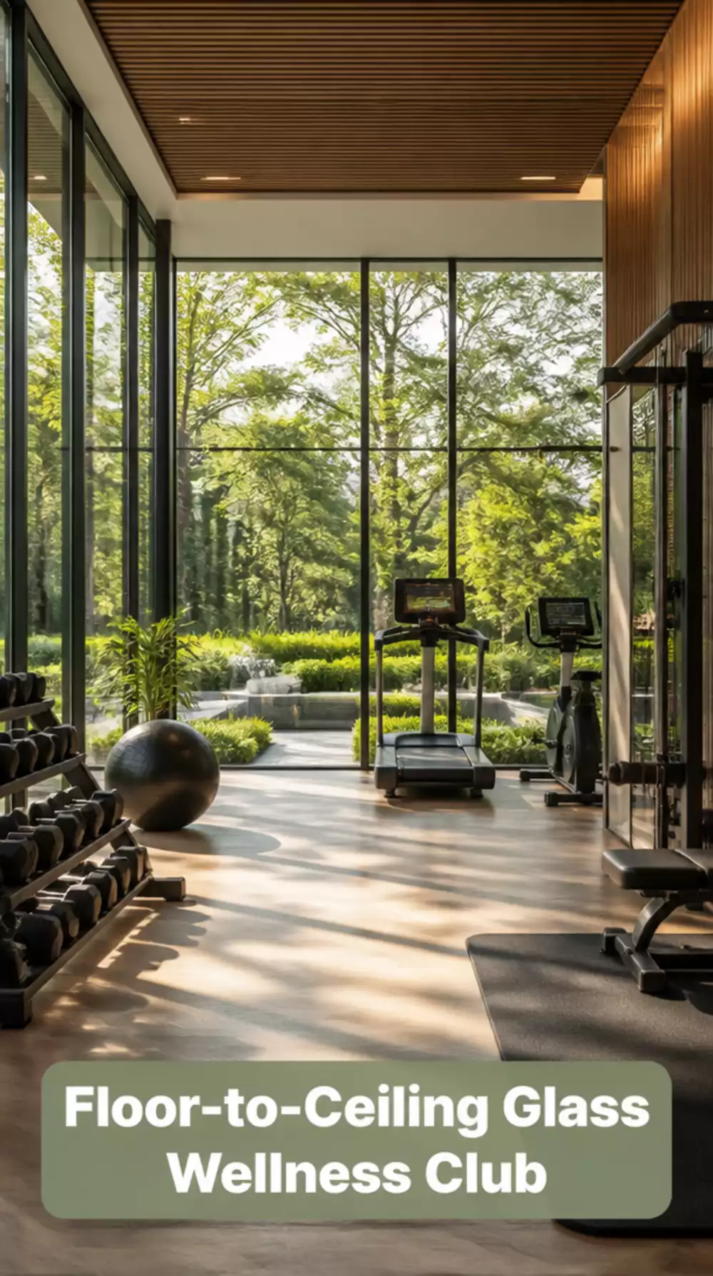 Why Floor-to-Ceiling Glass Makes a Home Gym Feel Like a Private Wellness Club