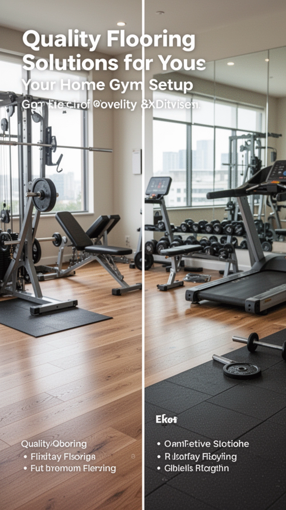 Quality Flooring Solutions for Your Home Gym Setup