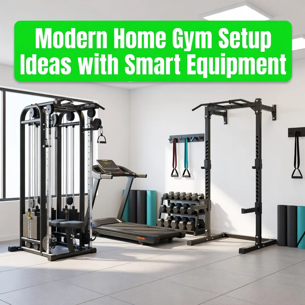Modern Home Gym Setup Ideas with Smart Equipment