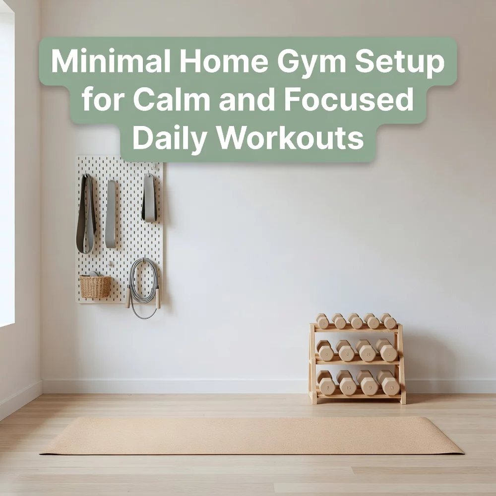 Minimal Home Gym Setup for Calm and Focused Daily Workouts