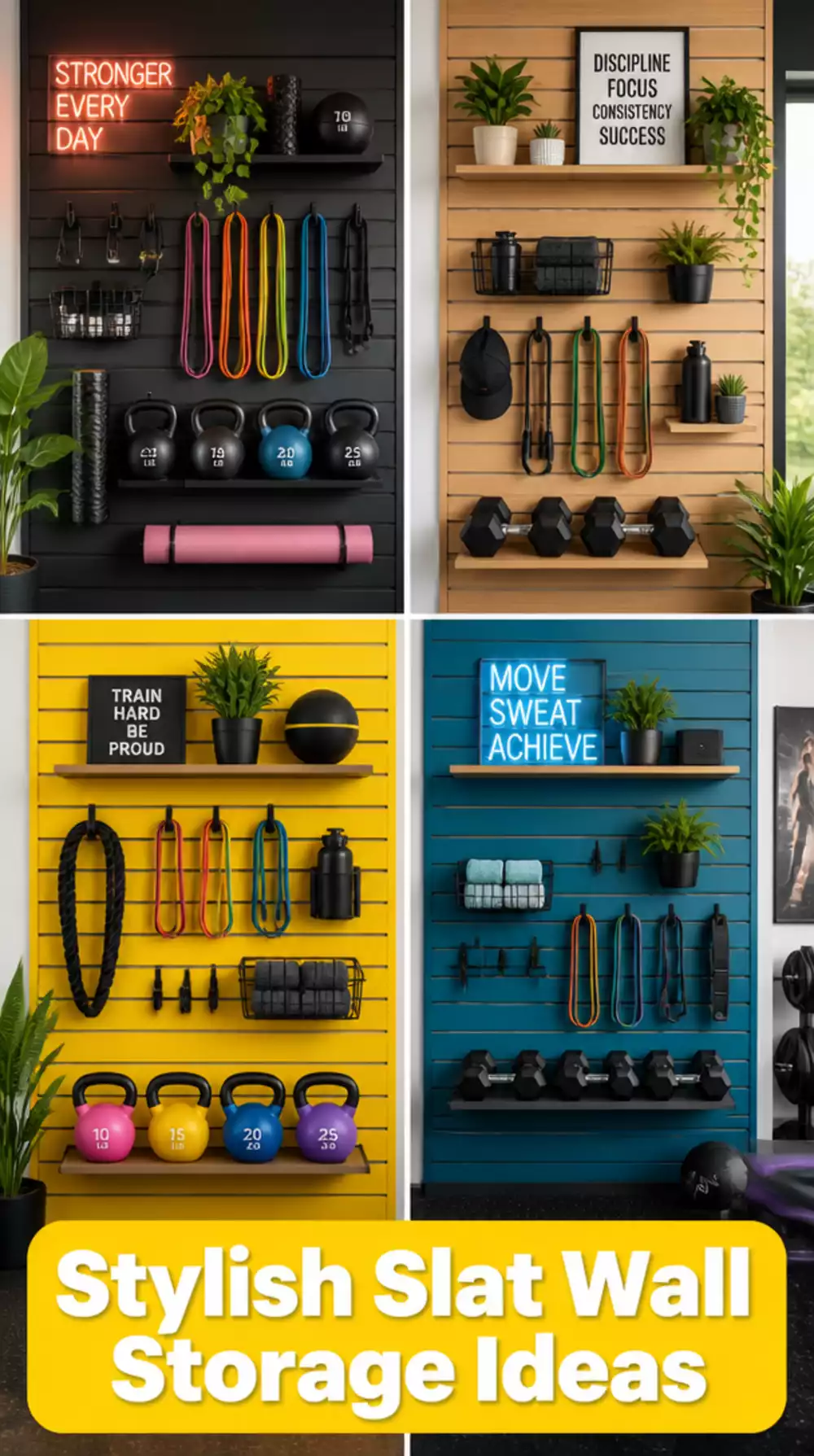 The One Slat Wall Trick That Replaces a Storage Rack and a Decor Wall Simultaneously