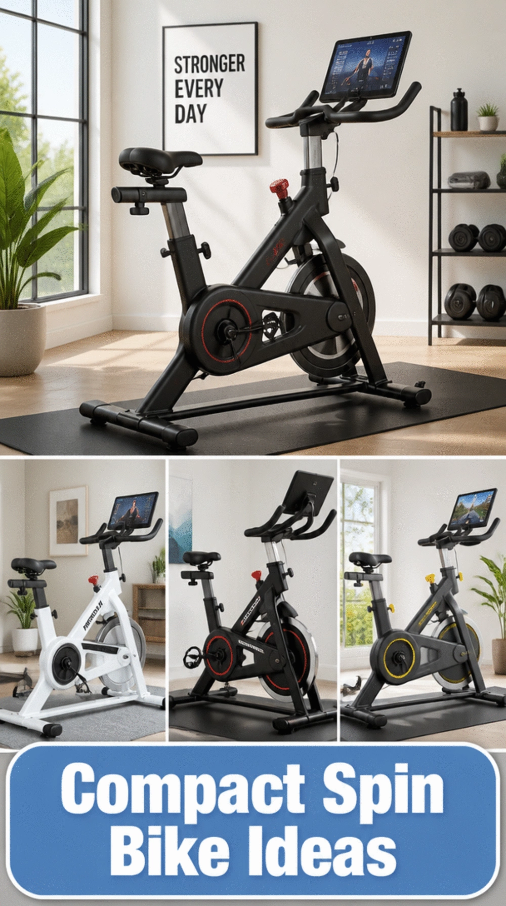 Home Gym Spin Bike That Delivers Cardio Without Taking Up Much Floor Space