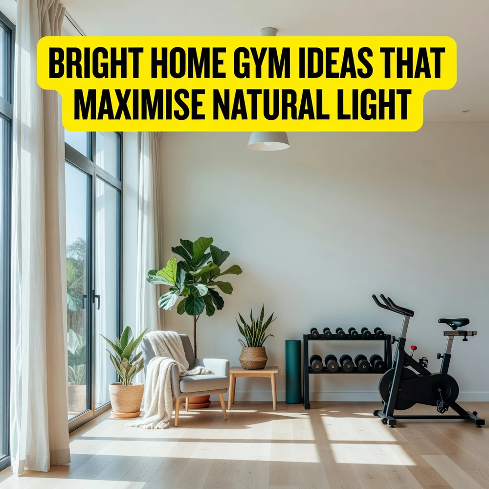 Bright Home Gym Ideas That Maximise Natural Light