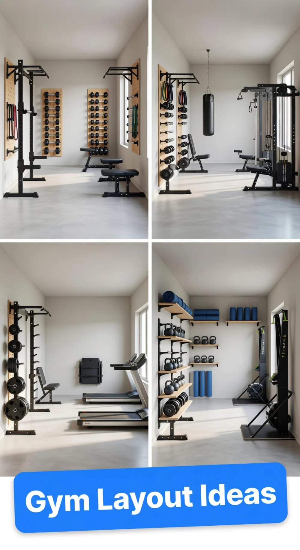 The One Equipment Layout Trick That Makes Small Home Gyms Feel Spacious