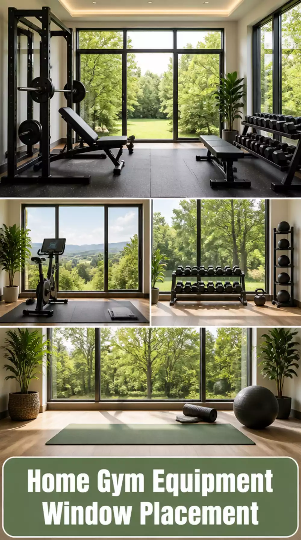 Home Gym Equipment Placement Facing the Window That Makes Every Set Feel Different