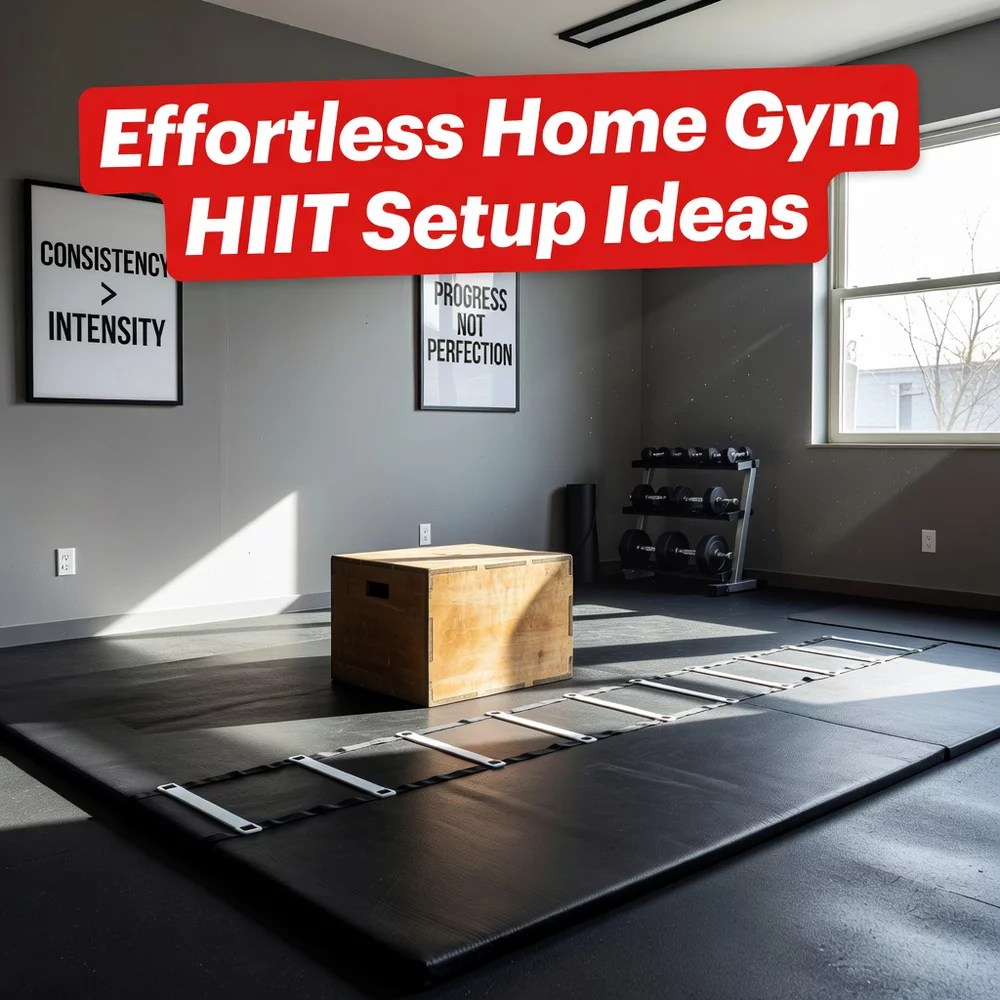Effortless Home Gym HIIT Setup Ideas for Maximum Calorie Burn in Minimum Space