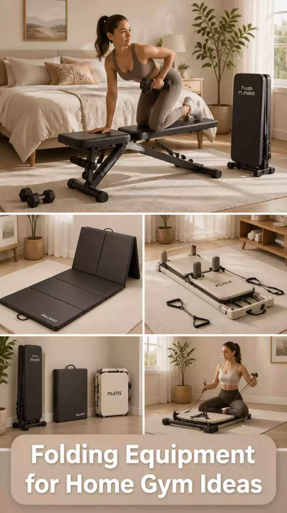 The Folding Equipment Trick That Turns Any Bedroom into a Home Gym