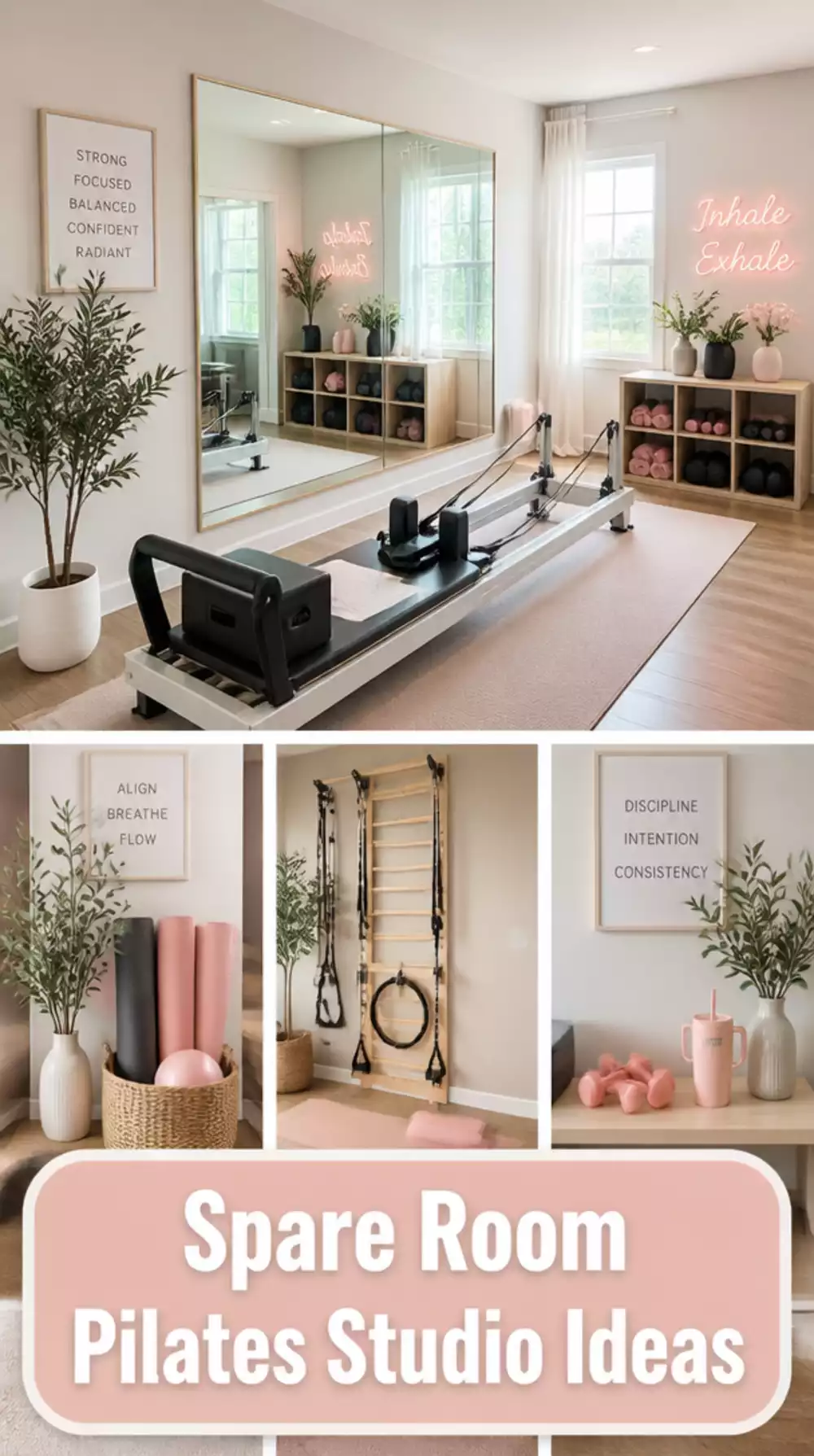The Home Gym Aesthetic Trick That Makes a Spare Room Feel Like a Pilates Studio