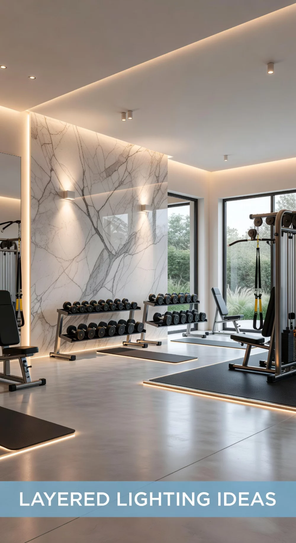 Why Layered Lighting Transforms a Home Gym into a High-End Wellness Space