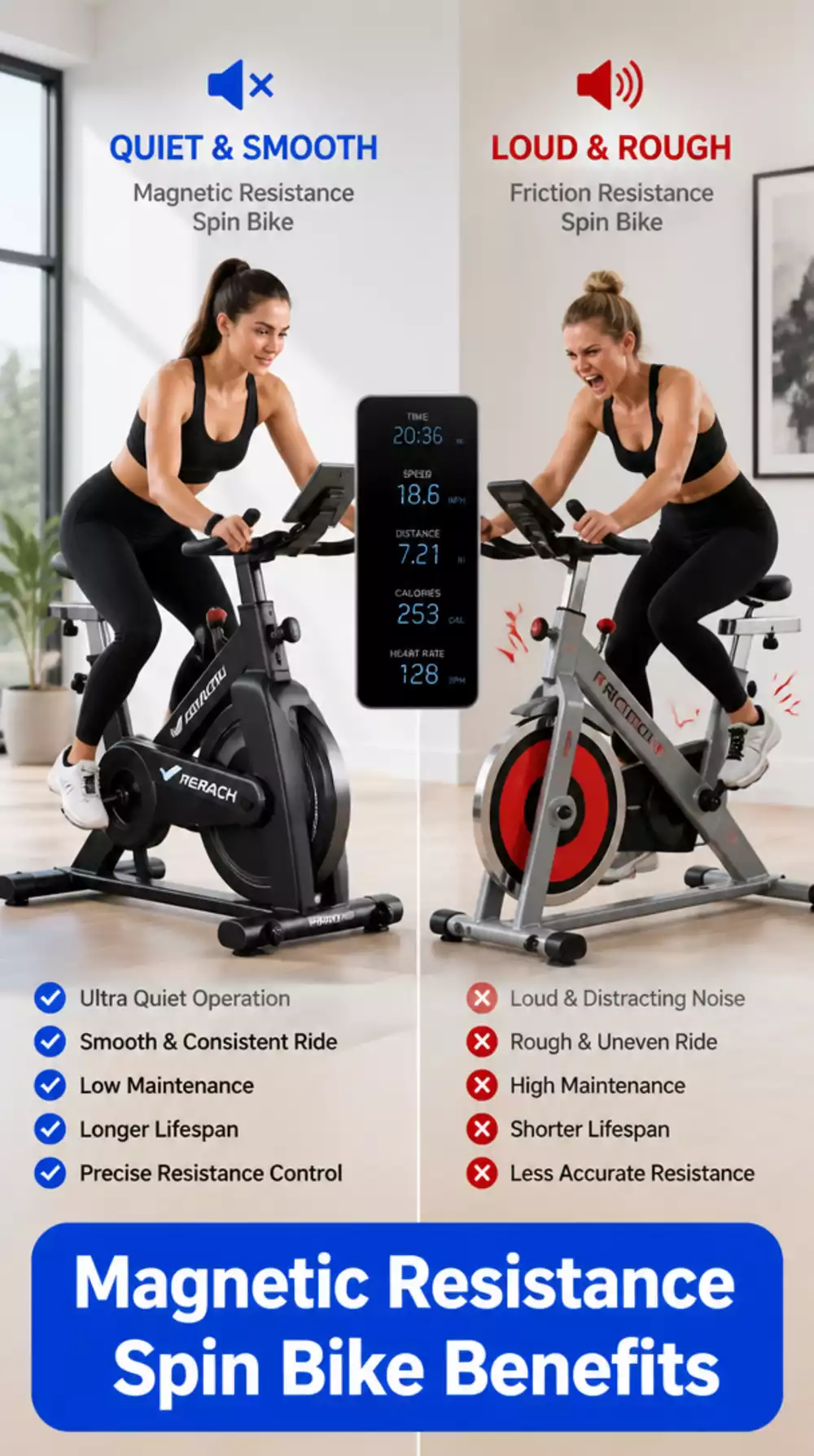 Why Magnetic Resistance Makes a Home Gym Spin Bike Worth Every Penny