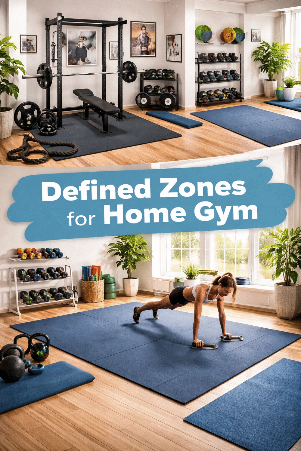 The Family Home Gym Zone Layout That Separates Heavy Lifting from Open Floor Work