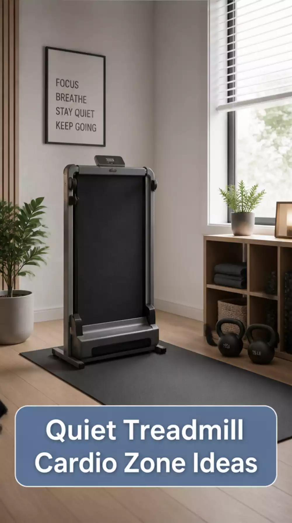 Home Gym Cardio Zone Placement That Keeps Treadmill Noise Away from Living Areas