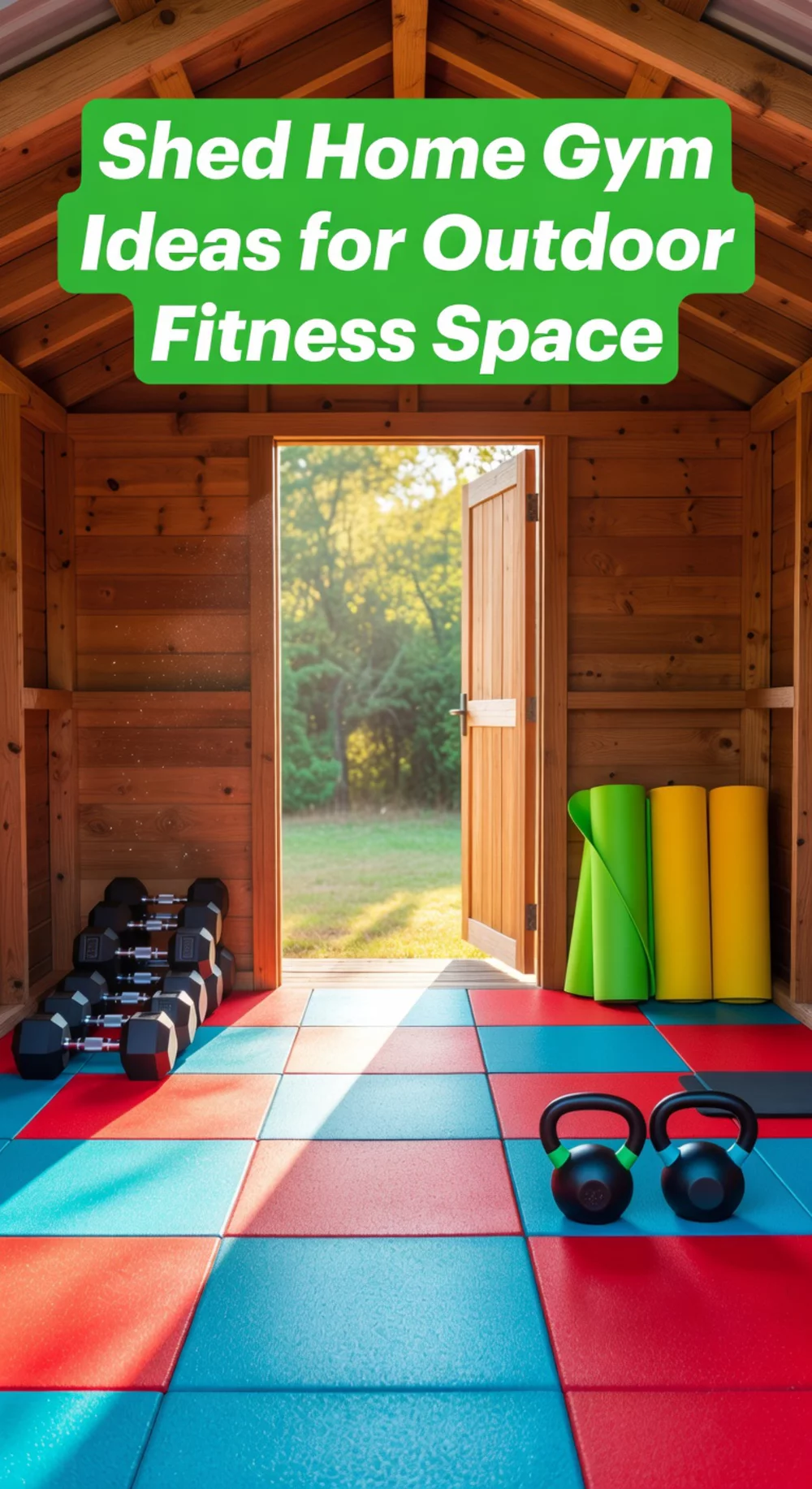 Shed Home Gym Ideas for Outdoor Fitness Space
