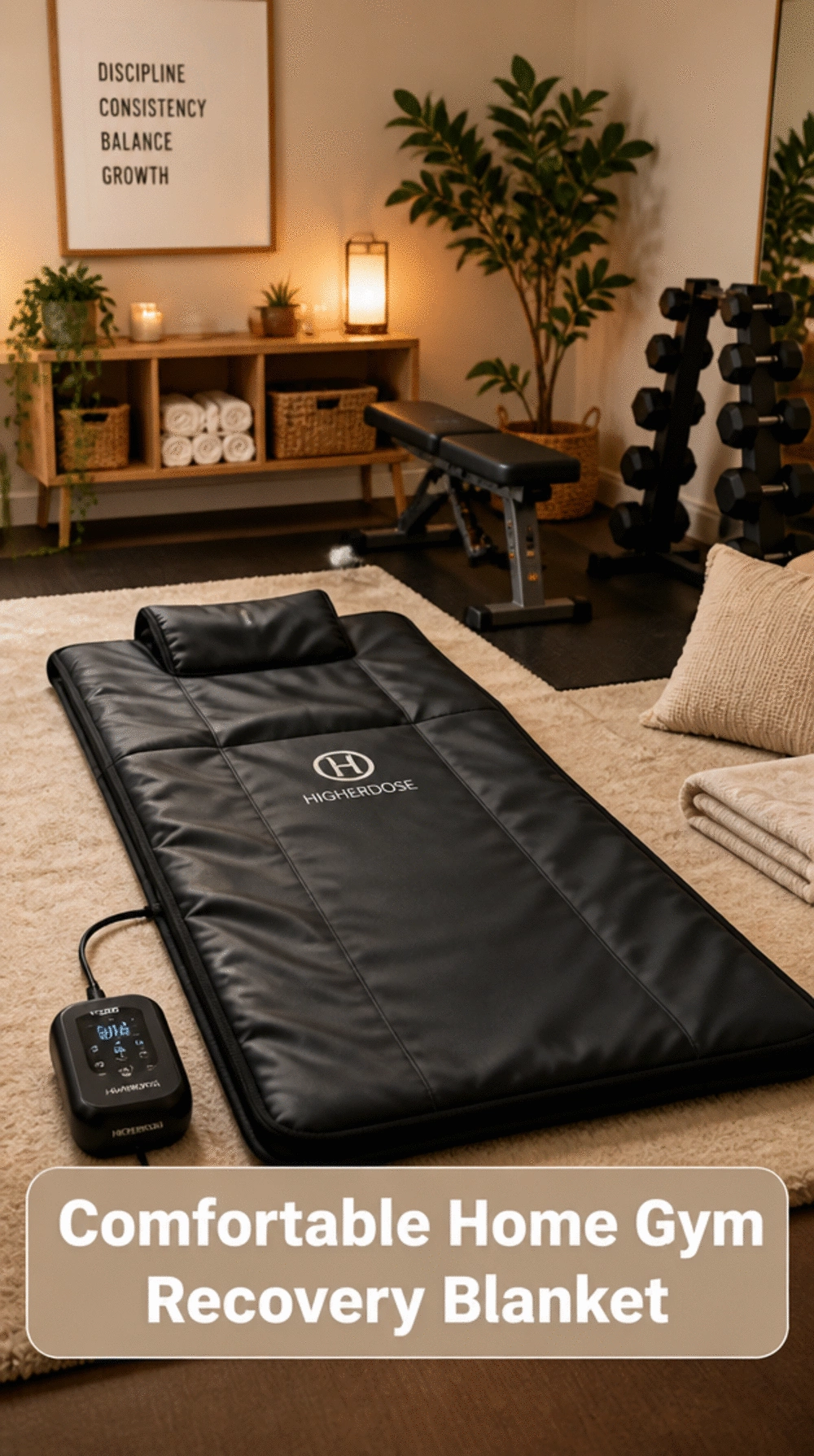 Home Gym Infrared Sauna Blanket That Turns Any Floor Space into a Recovery Zone