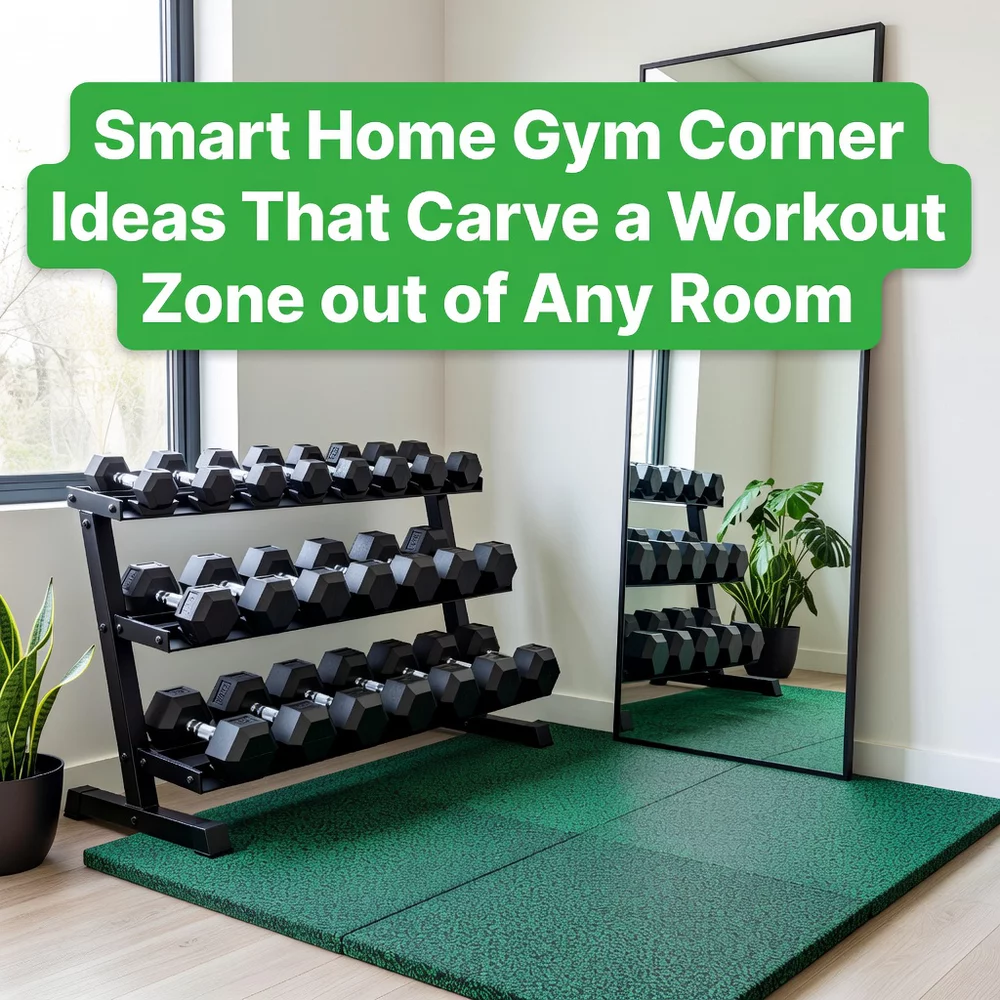 Smart Home Gym Corner Ideas That Carve a Workout Zone out of Any Room