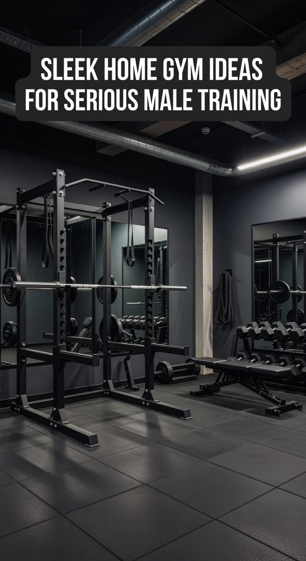 Sleek Home Gym Ideas for Serious Male Training