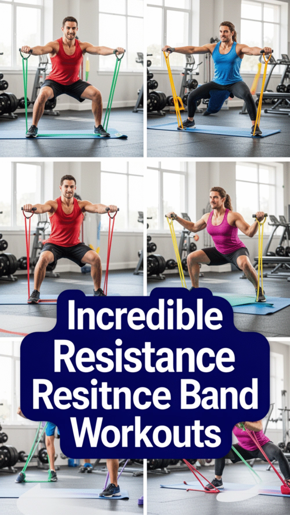 Amazing Creative Workouts with Resistance Bands for Ultimate Strength Training