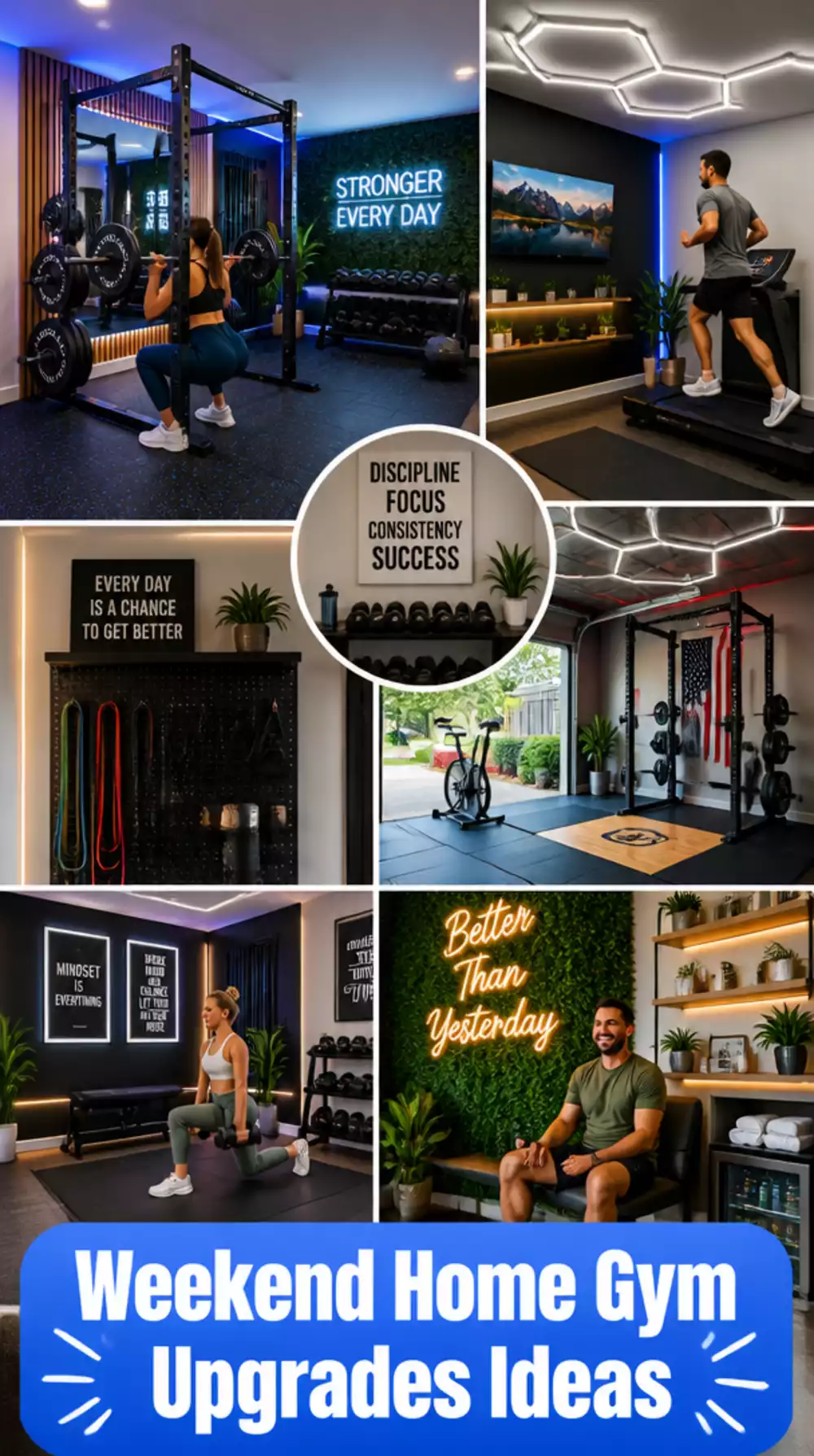 Why a Single Weekend of Home Gym Upgrades Creates a Space You Actually Want to Use