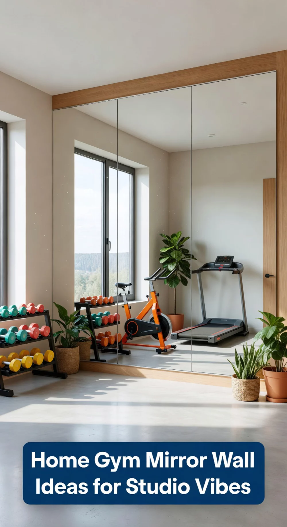 Home Gym Mirror Wall Ideas for Studio Vibes
