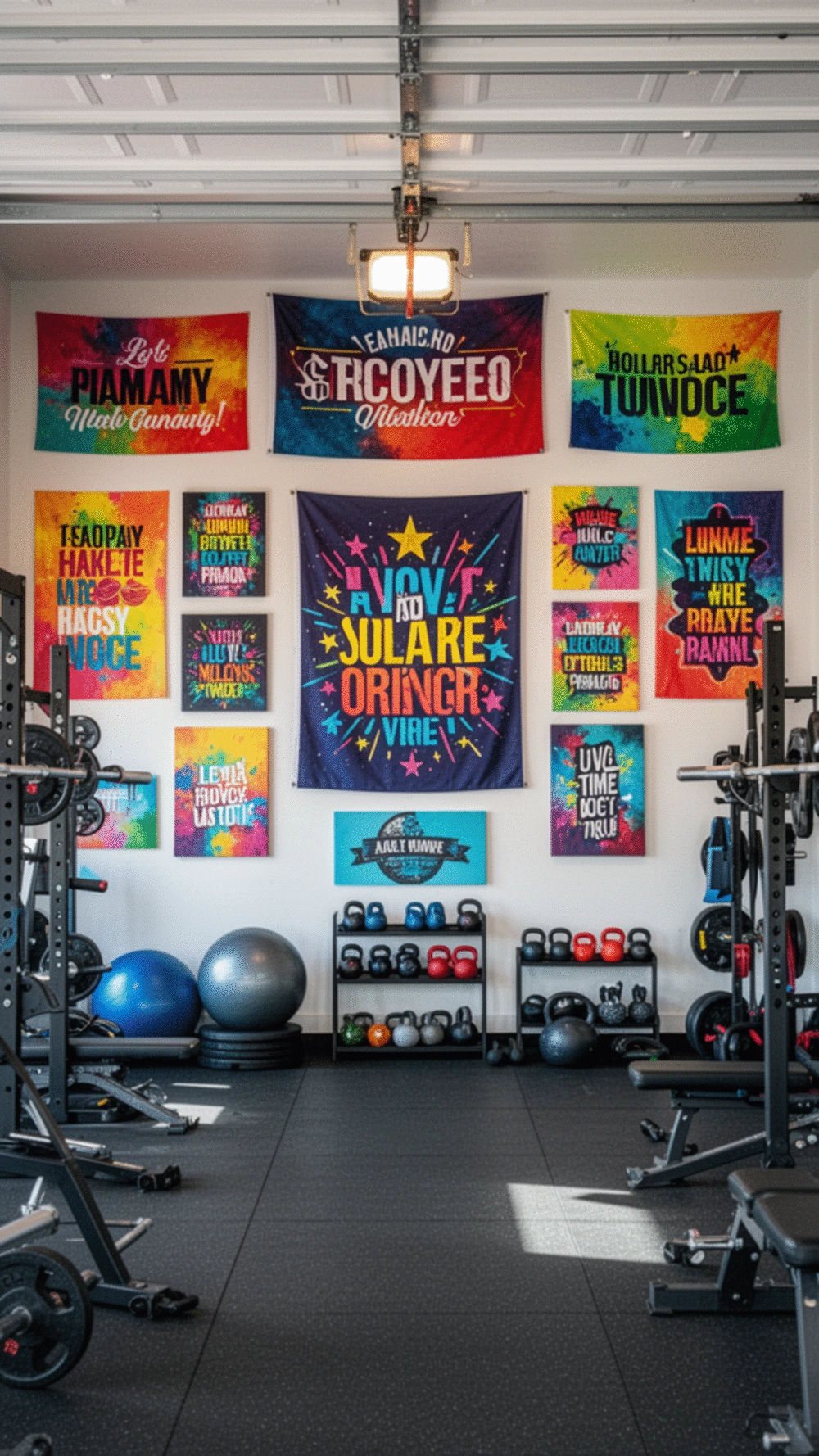 Personalized Garage Gym Decor: 6 Motivational Art Ideas