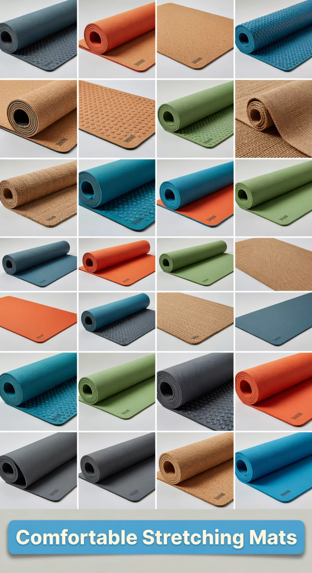 Home Gym Thick Meditation and Stretching Mat for Extended Floor-Level Recovery Work