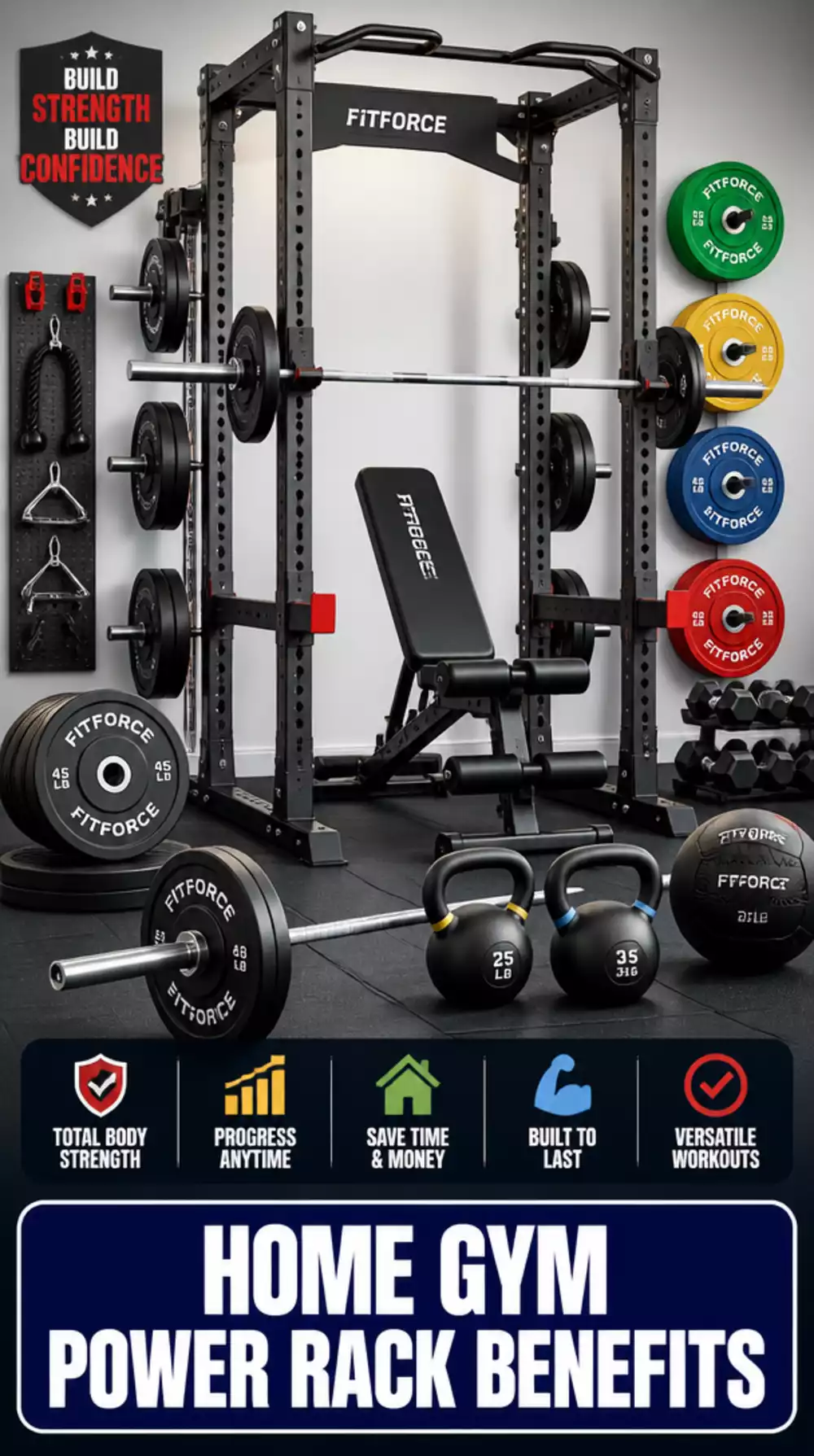 Why a Home Gym Built Around a Power Rack Delivers Better Muscle Gains Than a Commercial Gym