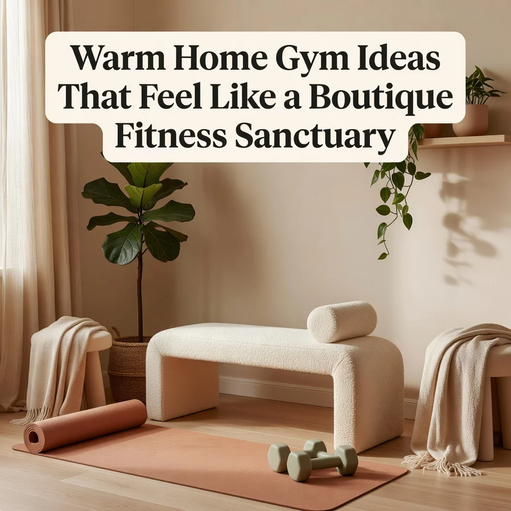 Warm Home Gym Ideas That Feel Like a Boutique Fitness Sanctuary