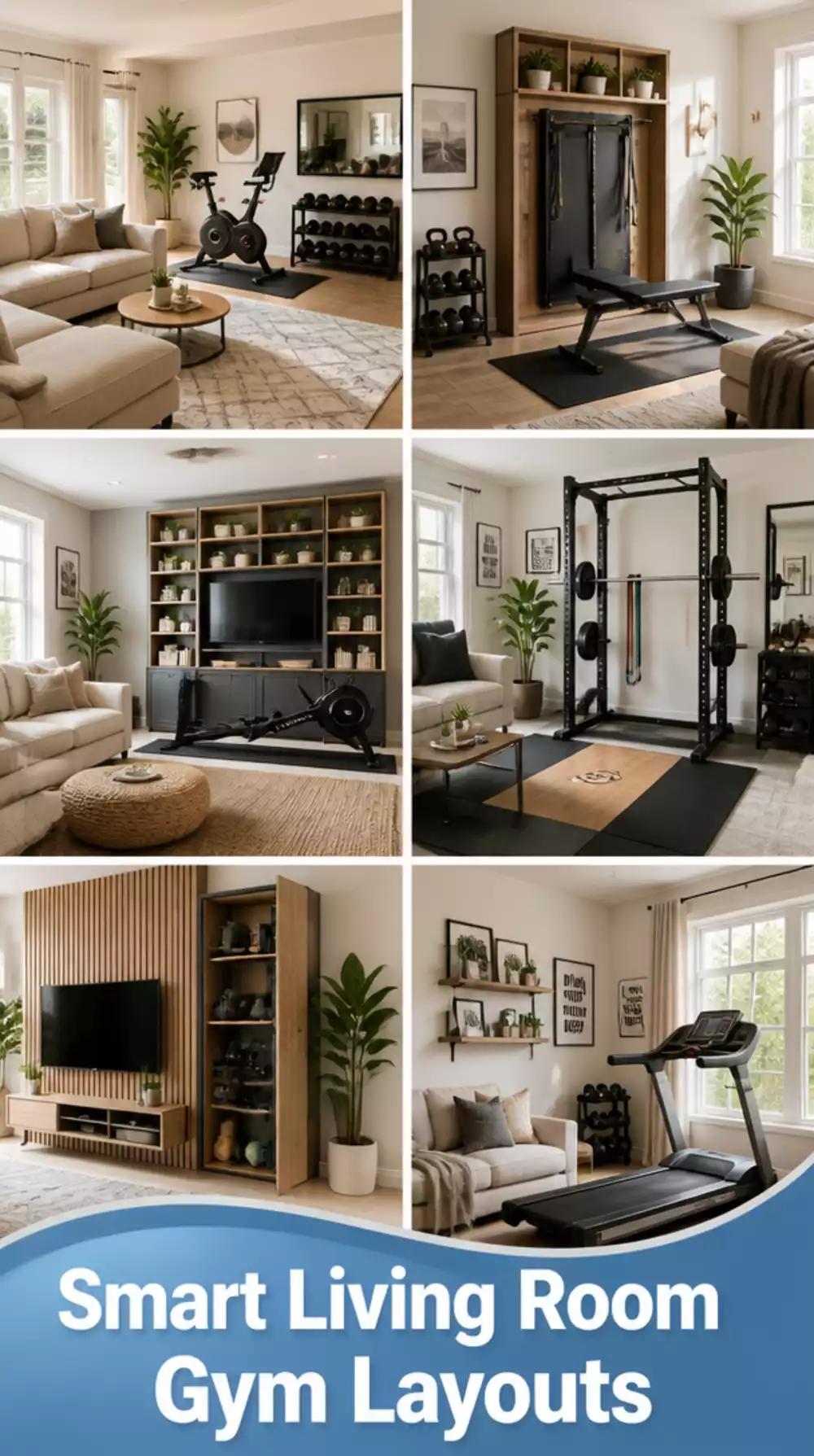 The Home Gym Living Room Layout Trick That Keeps the Space Looking Like a Home