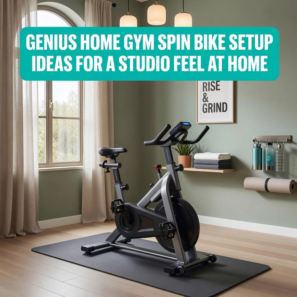 Genius Home Gym Spin Bike Setup Ideas for a Studio Feel at Home