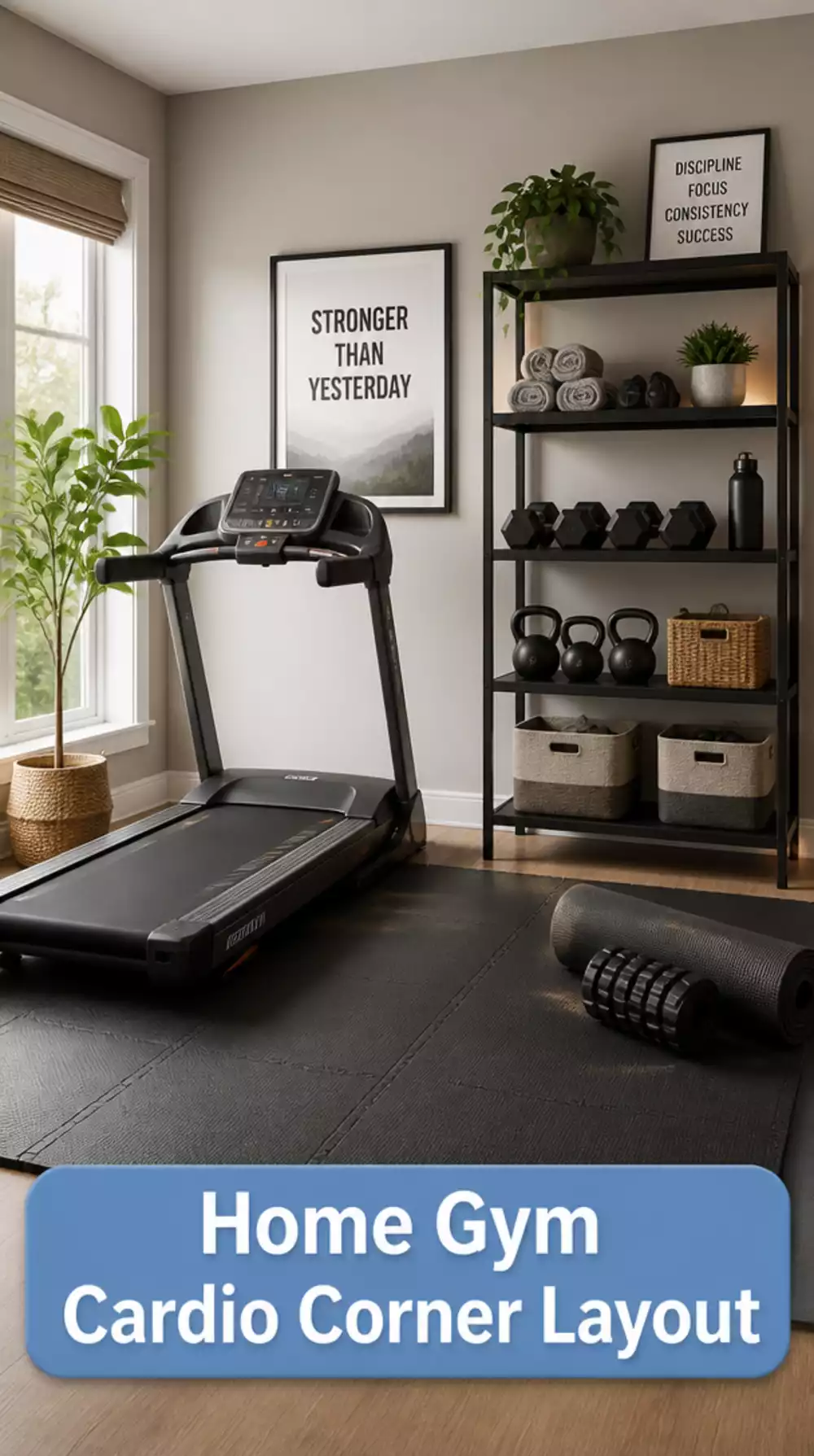 The Home Gym Cardio Corner Layout That Keeps Noise Away from Living Spaces