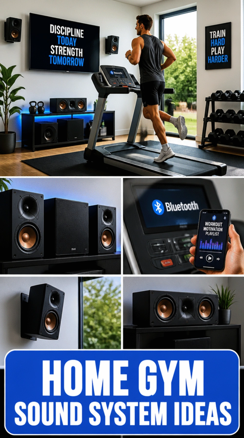 Why a Dedicated Home Gym Sound System Makes Skipping a Workout Harder to Justify