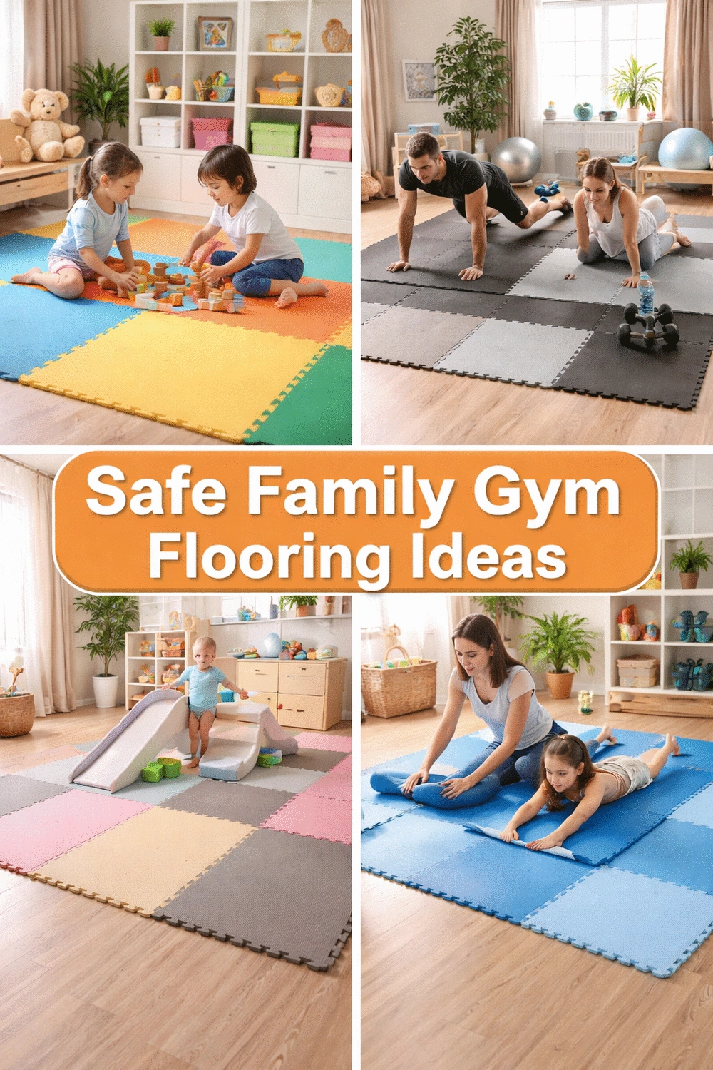 Home Gym Thick EVA Foam Mat That Creates a Safe Floor Zone for Children and Adults