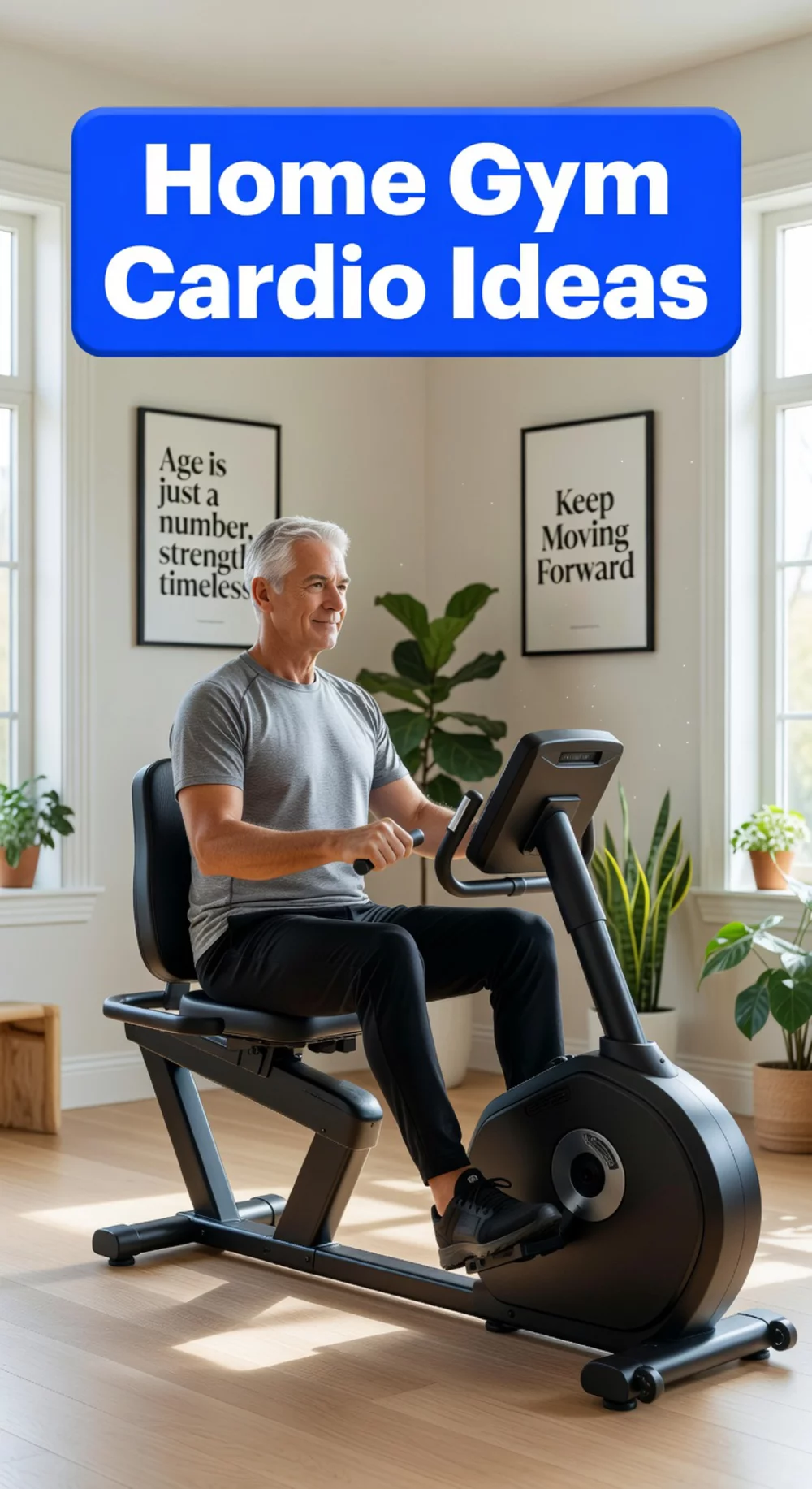 Home Gym Recumbent Exercise Bike That Delivers Cardio Without Joint Strain