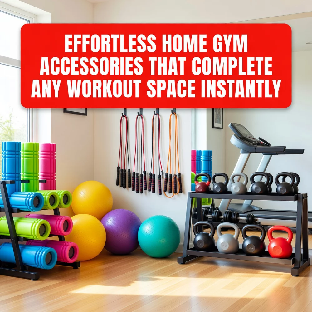 Effortless Home Gym Accessories That Complete Any Workout Space Instantly