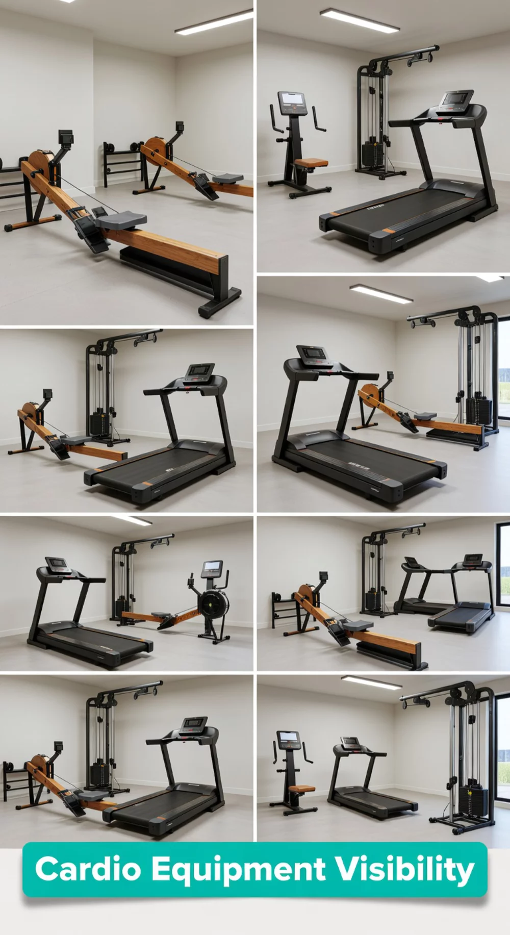The Home Gym Weight Loss Layout Trick That Puts Cardio Equipment in Direct Sightline