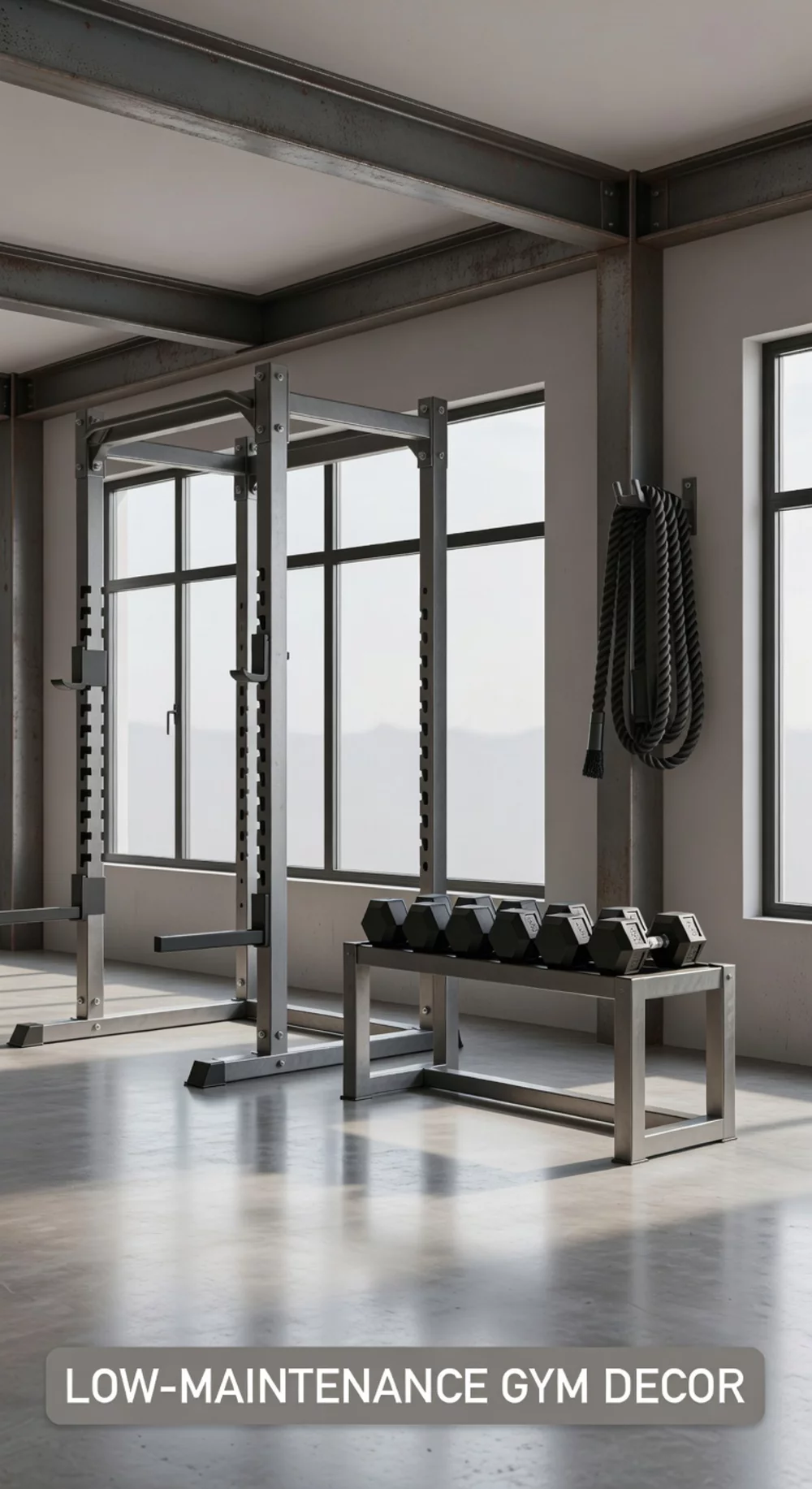 Why an Industrial Home Gym Aesthetic Is the Lowest-Maintenance Style to Maintain