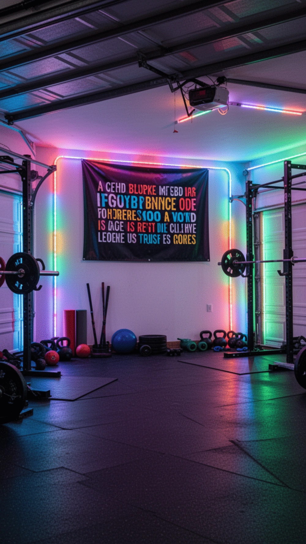 Create a Motivating Garage Gym with 3 Simple Lighting Tips