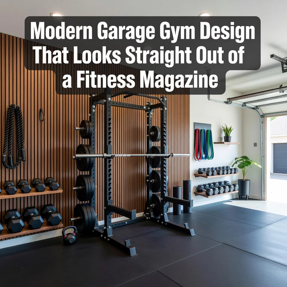 Modern Garage Gym Design That Looks Straight Out of a Fitness Magazine