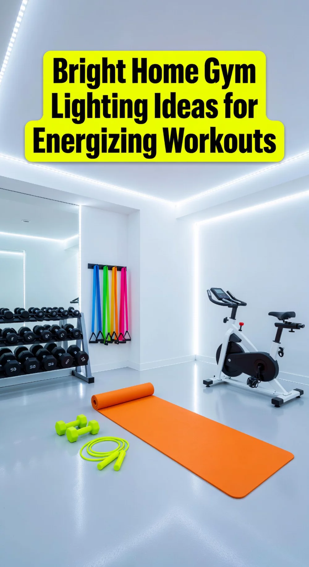 Bright Home Gym Lighting Ideas for Energizing Workouts